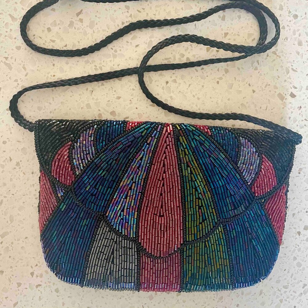 Vintage Beaded Clutch